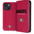 NFL San Francisco 49ers Team Motto iPhone 15 Plus Folio Case