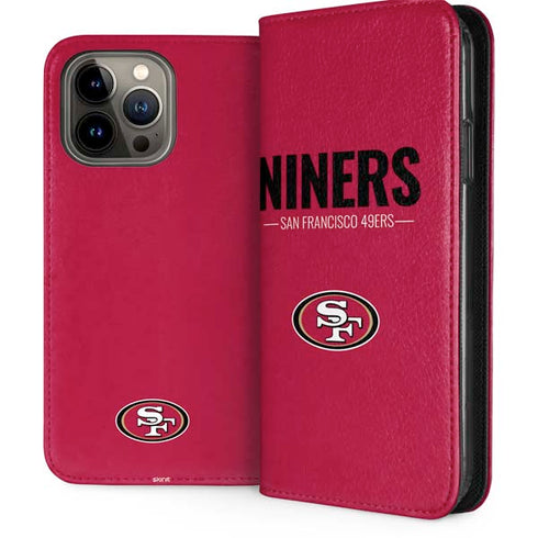 NFL San Francisco 49ers Team Motto iPhone 15 Pro Max Folio Case