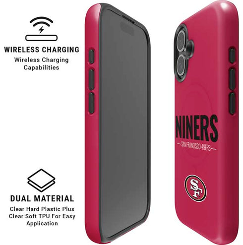 NFL San Francisco 49ers Team Motto iPhone 16 Magsafe Impact Case