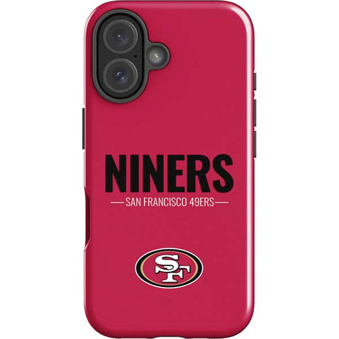 NFL San Francisco 49ers Team Motto iPhone 16 Plus Impact Case