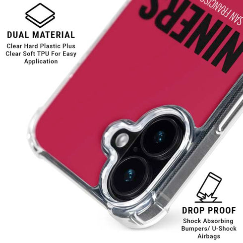 NFL San Francisco 49ers Team Motto iPhone 16 Plus MagSafe Case