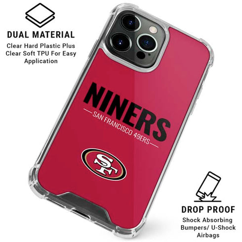 NFL San Francisco 49ers Team Motto iPhone 16 Pro Clear Case