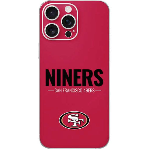 NFL San Francisco 49ers Team Motto iPhone 16 Pro Max Skin