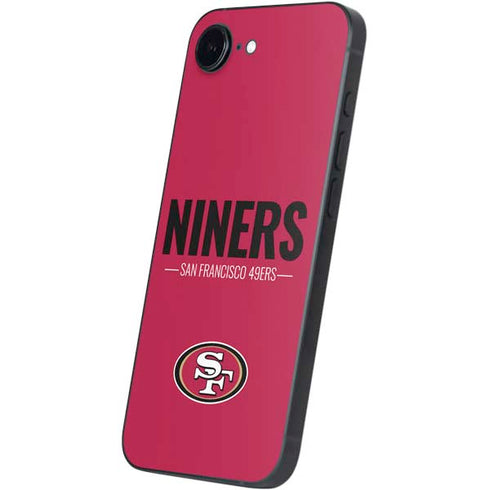 NFL San Francisco 49ers Team Motto iPhone 16e Skin