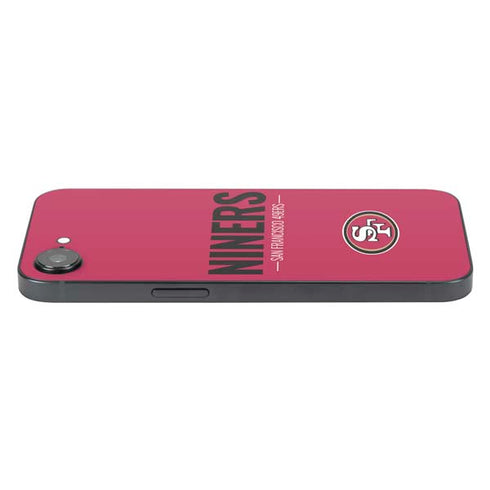 NFL San Francisco 49ers Team Motto iPhone 16e Skin
