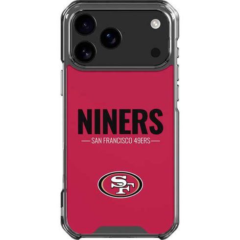 NFL San Francisco 49ers Team Motto iPhone 18 Pro Max Clear Case