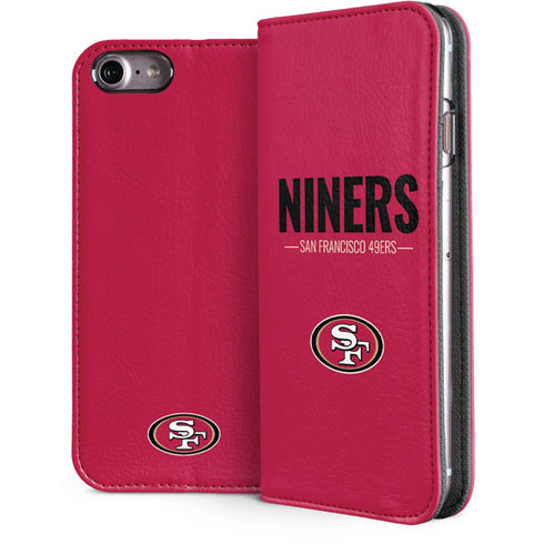 NFL San Francisco 49ers Team Motto iPhone 7 Folio Case