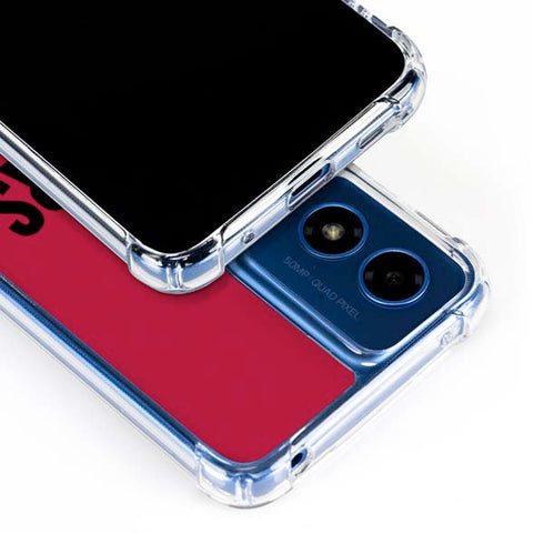 NFL San Francisco 49ers Team Motto Moto G 5G (2024) Clear Case