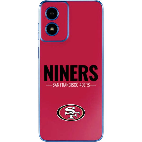 NFL San Francisco 49ers Team Motto Moto G Play 4G (2024) Skin