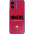 NFL San Francisco 49ers Team Motto Moto G Play 4G (2024) Skin