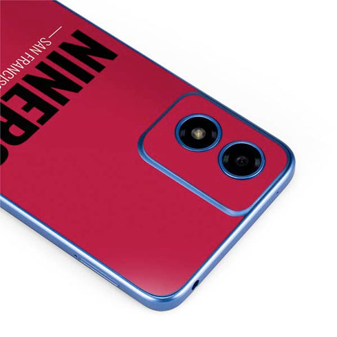 NFL San Francisco 49ers Team Motto Moto G Play 4G (2024) Skin