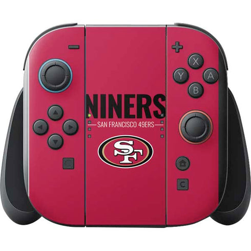 NFL San Francisco 49ers Team Motto Nintendo Switch 2 (2025) with Joy-Con Skin