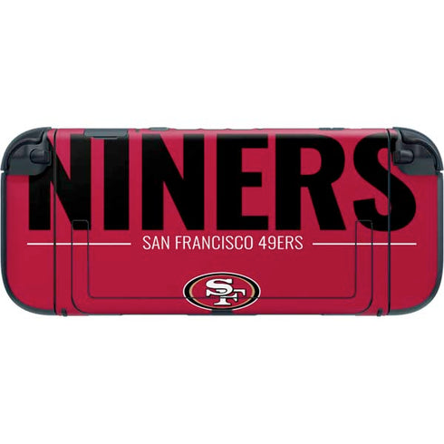 NFL San Francisco 49ers Team Motto Nintendo Switch 2 (2025) with Joy-Con Skin