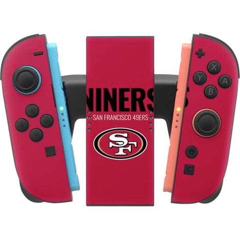 NFL San Francisco 49ers Team Motto Nintendo Switch 2 (2025) Joy-Con Controller Skin