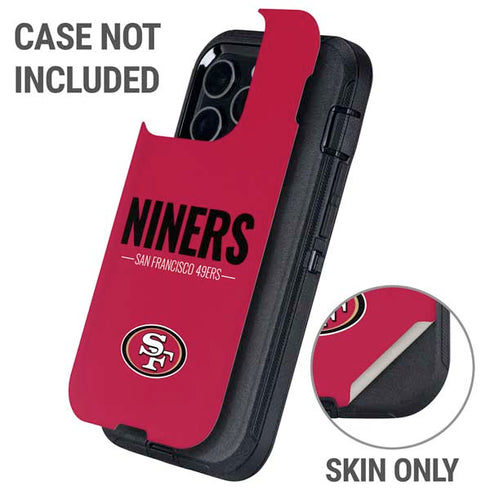 NFL San Francisco 49ers Team Motto Otterbox Defender iPhone Skin
