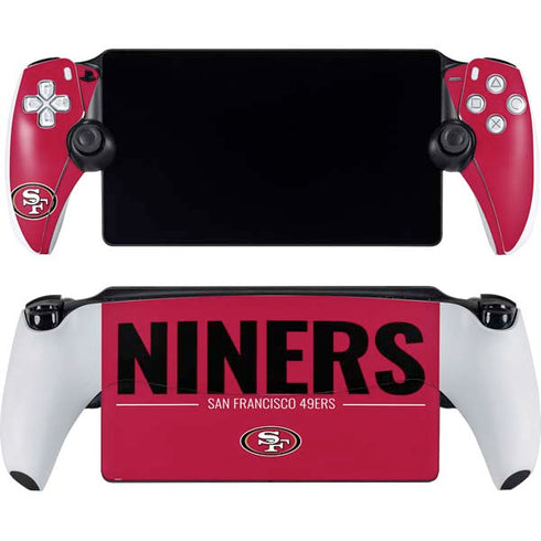 NFL San Francisco 49ers Team Motto PlayStation Portal Remote Player Skin
