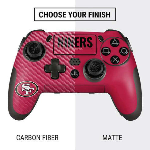 NFL San Francisco 49ers Team Motto PlayStation Scuf Vantage 2 Controller Skin