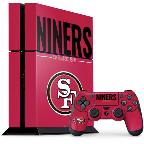 NFL San Francisco 49ers Team Motto PlayStation PS4 Skins