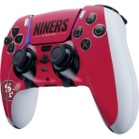 NFL San Francisco 49ers Team Motto PS5 DualSense Edge Pro Controller Skin