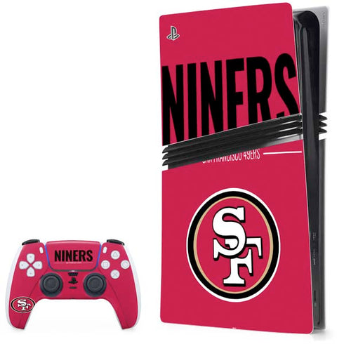NFL San Francisco 49ers Team Motto PS5 Pro Bundle Skin