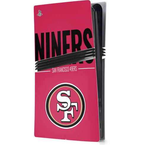 NFL San Francisco 49ers Team Motto PS5 Pro Console Skin