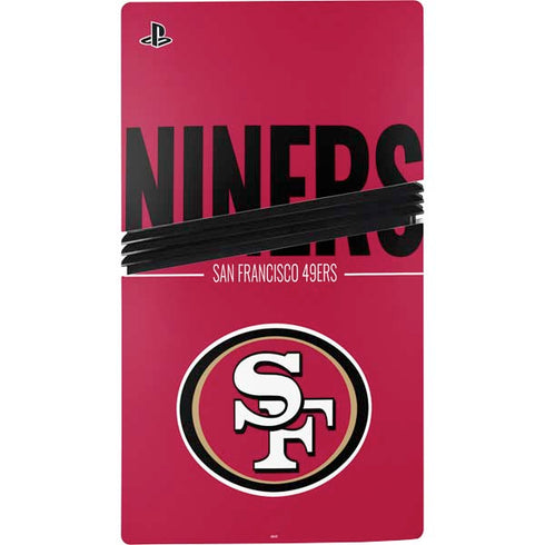 NFL San Francisco 49ers Team Motto PS5 Pro Console Skin