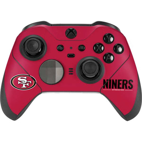 NFL San Francisco 49ers Team Motto Xbox Elite Wireless Controller Series 2 Skin