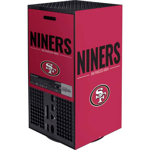 NFL San Francisco 49ers Team Motto XBox Series X Digital Edition Bundle Skin
