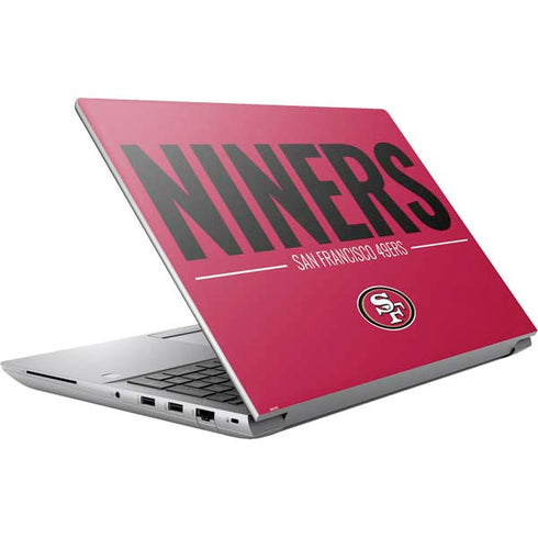 NFL San Francisco 49ers Team Motto HP ZBook Fury 16 G10 Skin