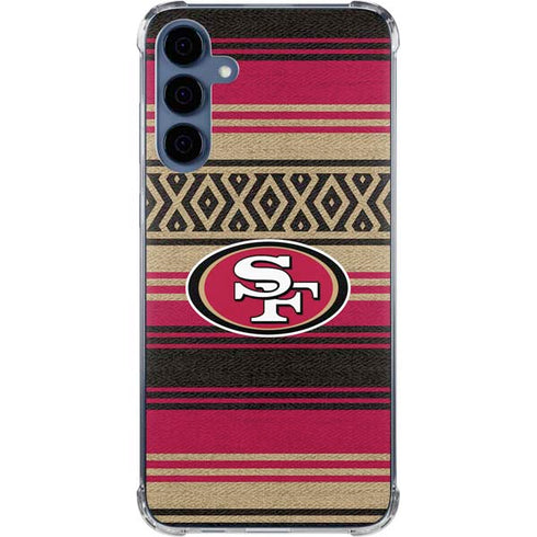 NFL San Francisco 49ers Trailblazer Galaxy A35 5G Clear Case