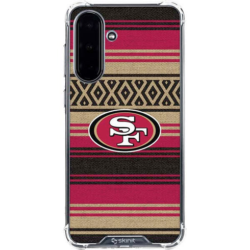 NFL San Francisco 49ers Trailblazer Galaxy A36 5G Clear Case