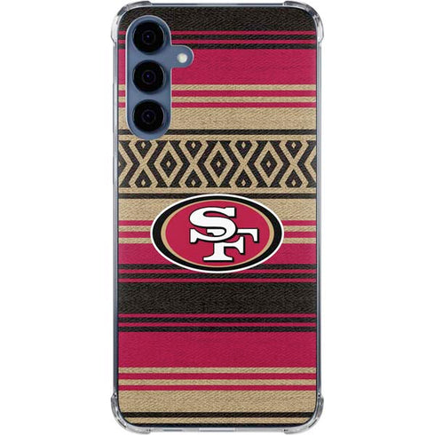 NFL San Francisco 49ers Trailblazer Galaxy A55 5G Clear Case