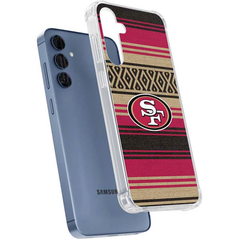 NFL San Francisco 49ers Trailblazer Galaxy A55 5G Clear Case