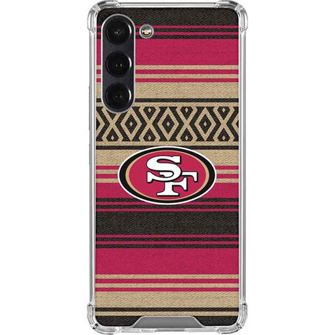NFL San Francisco 49ers Trailblazer Galaxy S24 FE Clear Case