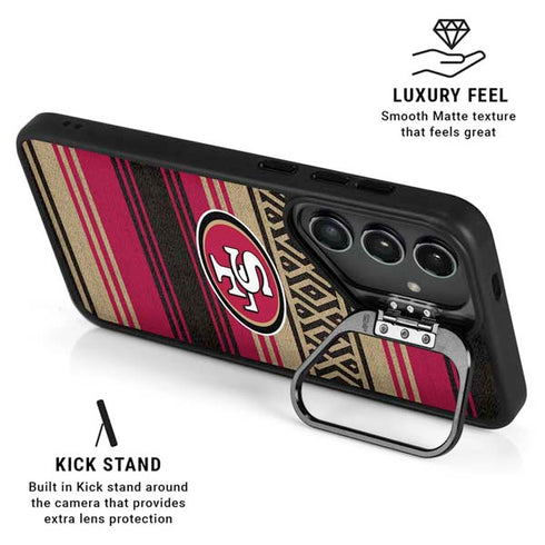 NFL San Francisco 49ers Trailblazer Galaxy S24 Plus Kickstand Case