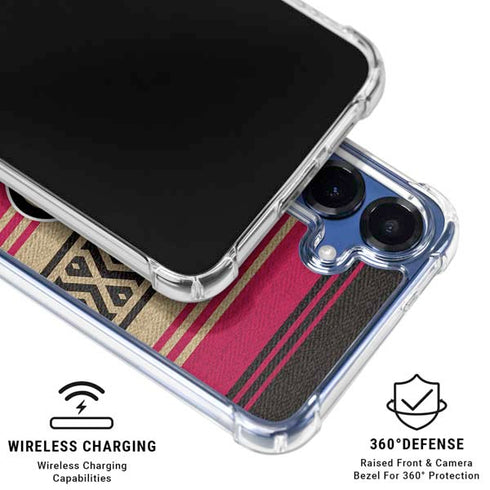 NFL San Francisco 49ers Trailblazer Galaxy S25 Plus Clear Case