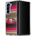 NFL San Francisco 49ers Trailblazer Galaxy Z Fold5 5G Clear Case