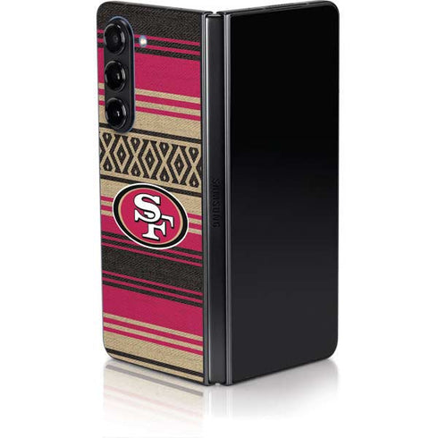NFL San Francisco 49ers Trailblazer Galaxy Z Fold5 5G Skin