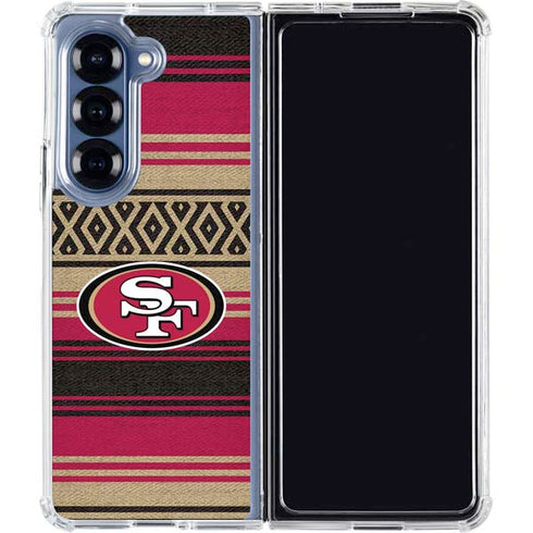 NFL San Francisco 49ers Trailblazer Galaxy Z Fold6 Clear Case