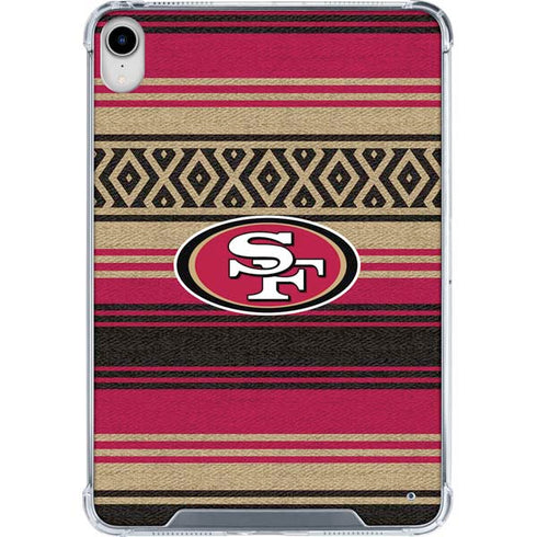 NFL San Francisco 49ers Trailblazer iPad 11th Gen (2025) Clear Case