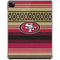 NFL San Francisco 49ers Trailblazer iPad Pro 11in (2024) Clear Case