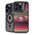 NFL San Francisco 49ers Trailblazer iPhone 14 Pro Kickstand Case