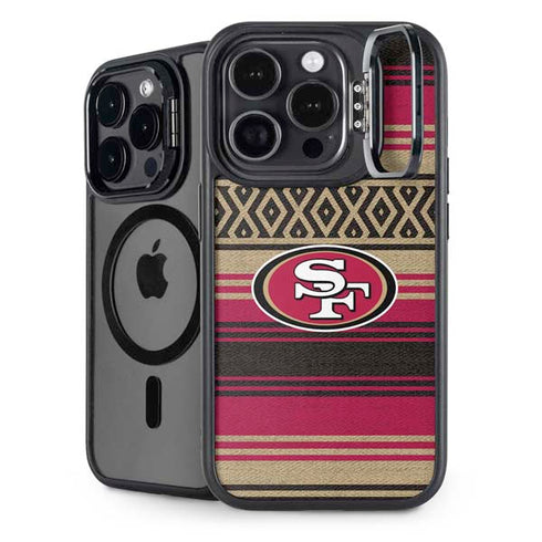 NFL San Francisco 49ers Trailblazer iPhone 14 Pro Max Kickstand Case