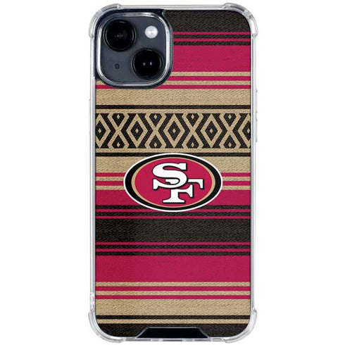 NFL San Francisco 49ers Trailblazer iPhone 15 Clear Case