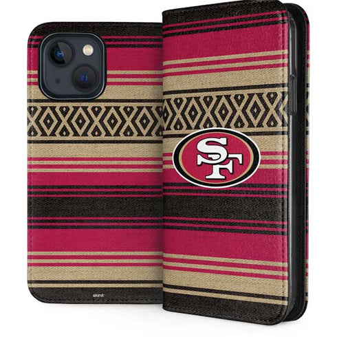 NFL San Francisco 49ers Trailblazer iPhone 15 Plus Folio Case