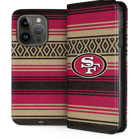 NFL San Francisco 49ers Trailblazer iPhone 15 Pro Folio Case