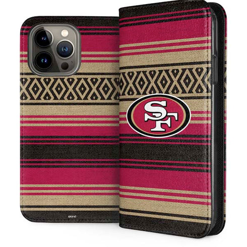 NFL San Francisco 49ers Trailblazer iPhone 15 Pro Max Folio Case