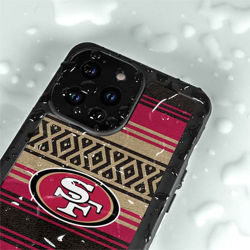 NFL San Francisco 49ers Trailblazer iPhone 15 Pro Waterproof Case
