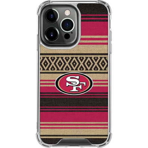 NFL San Francisco 49ers Trailblazer iPhone 16 Pro Clear Case