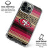 NFL San Francisco 49ers Trailblazer iPhone 16 Pro Max Clear Case